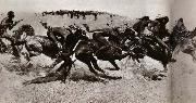 Frederic Remington Indian Warfare Germany oil painting artist